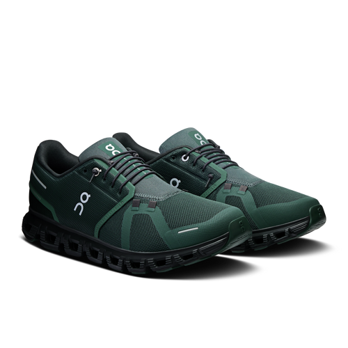 On Men's Cloud 6 Evergreen Black